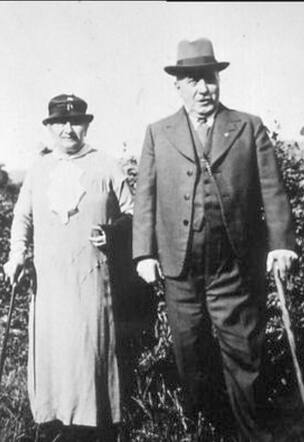 Salomon Keyser en zijn vrouw  Emma Goldman