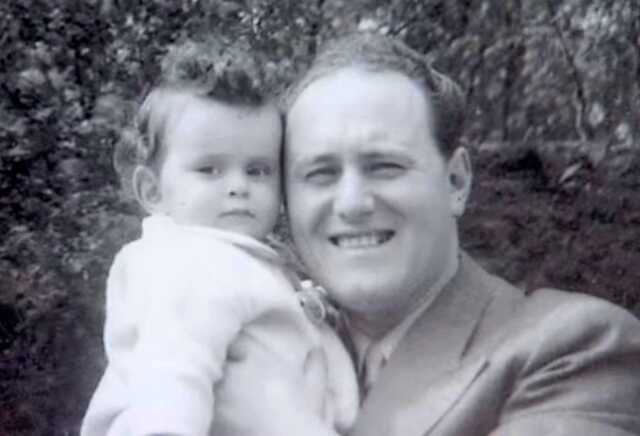 Walter Suskind met zijn dochter Yvonne.
