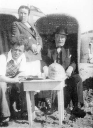 1928 John Storm, Octavia Storm Claessens en Joseph Weening