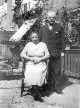 Octavia Storm Claessens en Jeff Weening, 1928