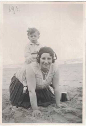 Heintje Salomon-Blom en Samuel in 1931
