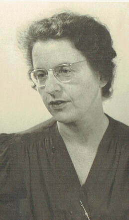 Sary Valk 1947 in verwachting