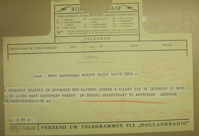 381214 NA2.09.45-230 telegram over blinde jongen Silber.JPG