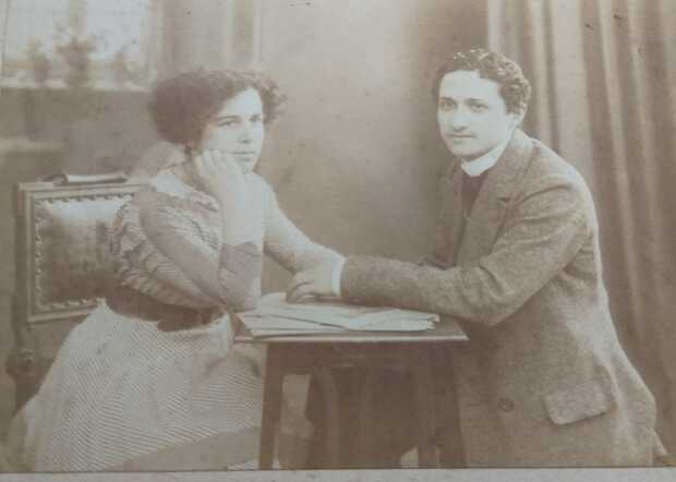 Ernst Joseph en zijn vrouw Louise Reichhardt in hun jonge jaren