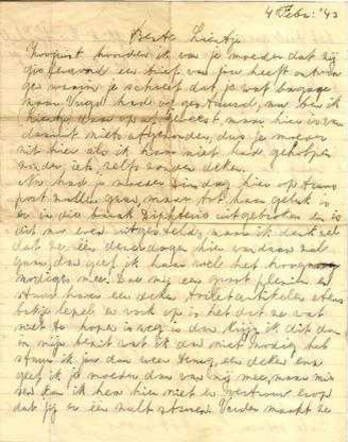 Lien Schellevis-Wagenhuizen Brief 1