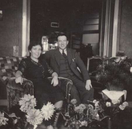 Het echtpaar Labzowski-Heuman, 1939