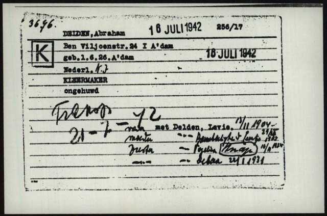 Kaart Joodse raad Abraham zoon van Leentje Barmhartigheid.jpg