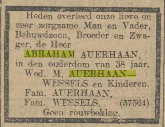 Abraham Auerhaan 