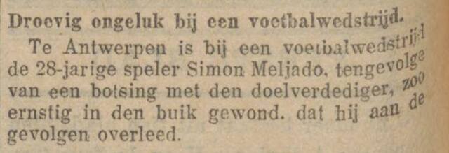 Overlijden Simon Meljado