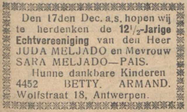 Nieuw Israelietisch weekblad, 9 december 1927