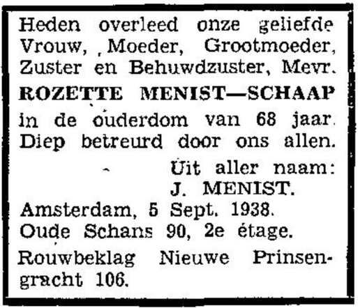 Overlijdensadvertentie Rozette Menist-Schaap.png