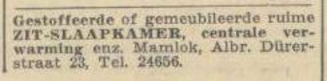 Mamlok kamer, Alg Handelsblad 25 okt 1939.jpg
