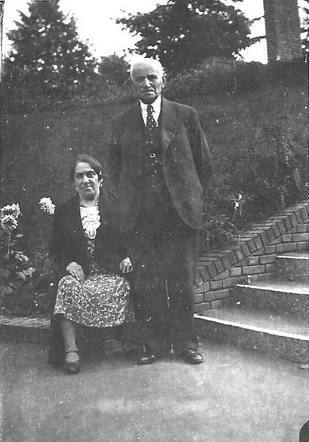 Mozes Abraham Bloemhof en zijn 2e vrouw Henrietta van Leeuwen