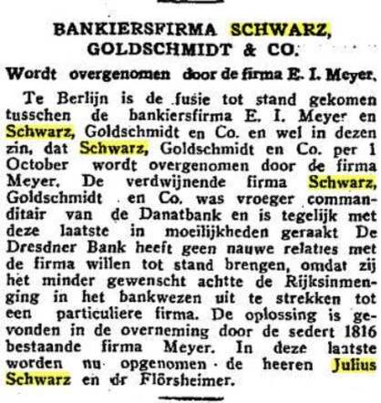 Artikel over Julius Schwarz