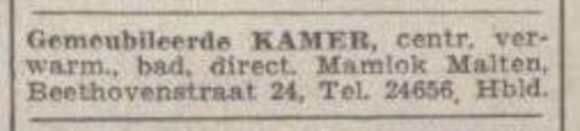 Mamlok Malten, Alg Handelsblad 1 nov 1938.jpg