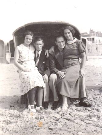Beach photo with Salomon Bloemhof