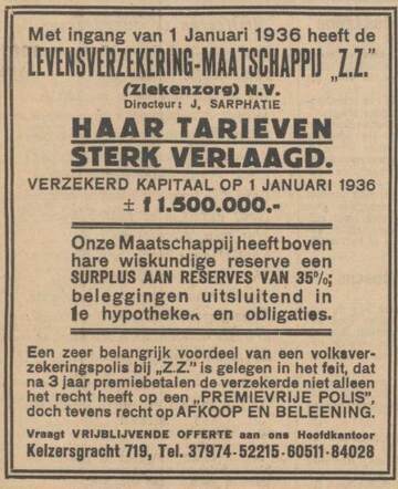 Advertentie 13 maart 1936 met Directeur Sarphatie.JPG