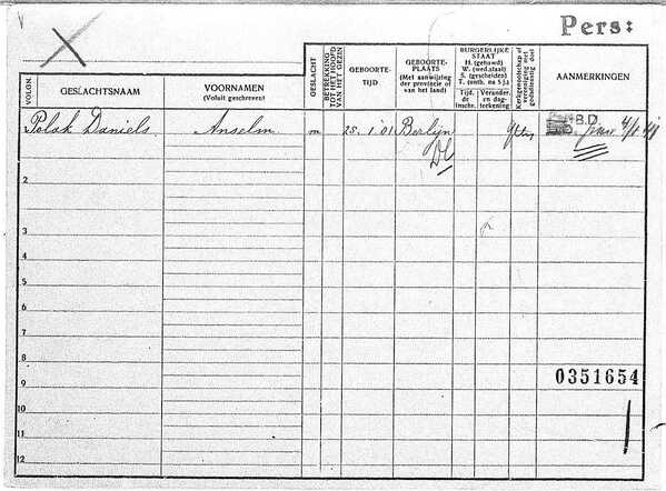 bevolkingsregister Anselm Polak Daniels voorkant.jpg