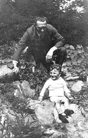 John Liepman Agstteribbe and his father Sal