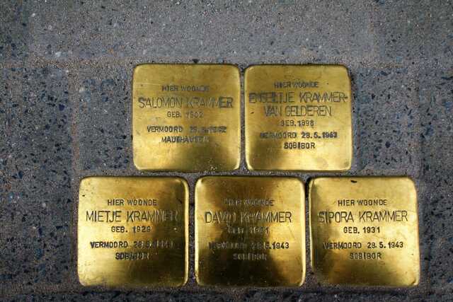 Stolpersteine Seringenstraat 40, Zwolle.