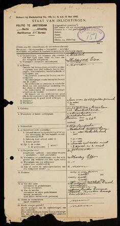 Arrestatieverslag 4/7/1942