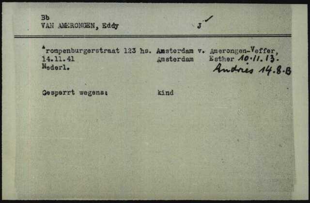 Joodse raad kaart van Eddy van Amerongen kind van Esther Veffer - van Amerongen.jpg
