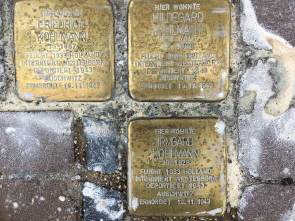 Stolpersteine at Hotzelgasse 1, Barchfeld