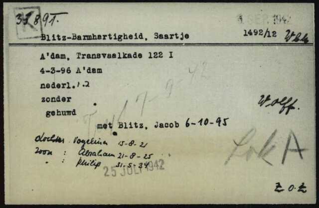Kaart Joodse raad Saartje Barmhartigheid Blitz.jpg