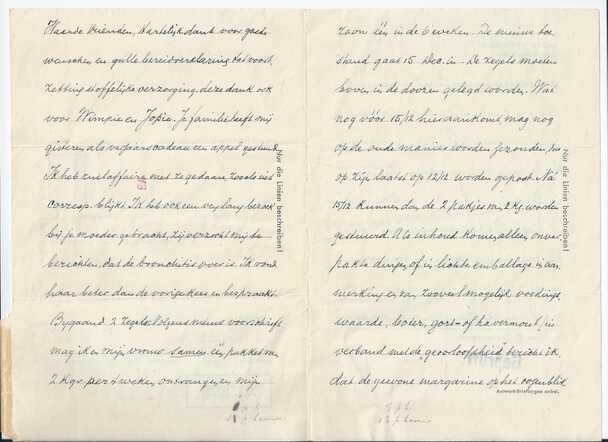 Brief Abraham Joseph Eitje uit Westerbork - pagina 2