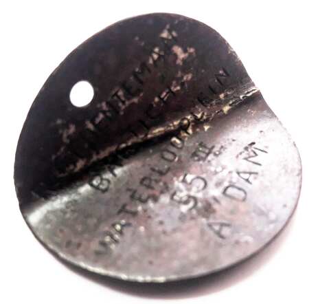 Name tag of Rosalie Groenteman-Baruch.