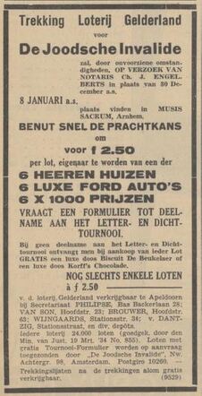 Van Dantzig, M., 1935.12.27, Verkooppunt Loterij.jpg