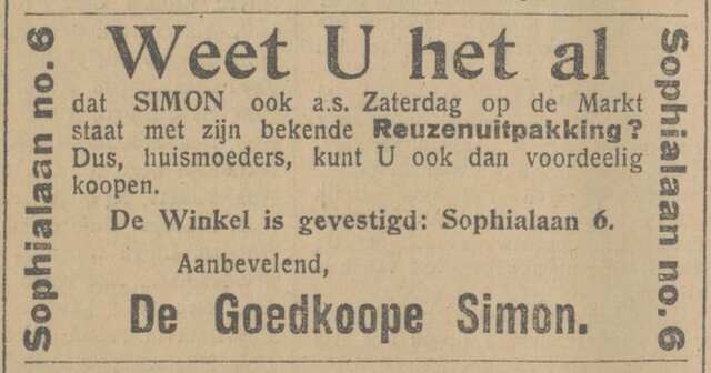 Noach, 1924.05.09, Sophialaan 6 winkel.jpg