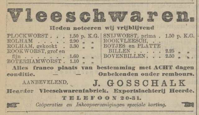 Gosschalk, 1921.08.31, Vleeswarenfabriek.jpg