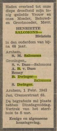 Overlijden Henriëtte Salomons Bielstein.JPG