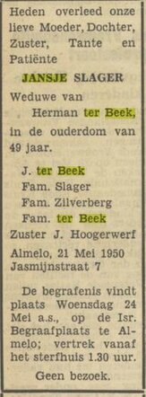 overlijdensbericht Jansje ter Beek-Slager.jpg