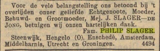 1-1-1909 NIW Philip Slager dankbetuiging.jpg