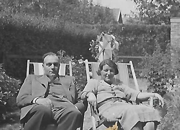 Salomon Munnikendam and his wife Trude Roth.