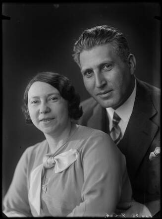 Louis Polak met zijn vrouw.jpg