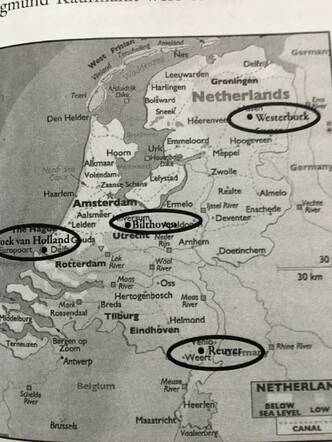 Helene en gezin woonde in Bilthoven. Jakob Scheuer verbleef in de vluchtelingenkampen Reuver en Hoek van Holland. Vandaar uit kwam men later in Kamp Westerbork.