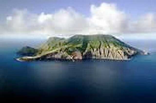Het eiland Saba.