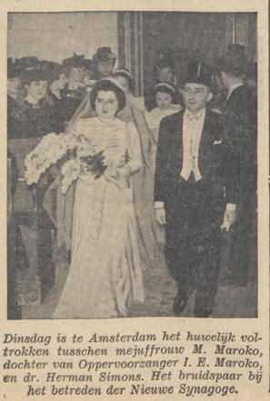 Huwelijk dochter voorzanger Maroko, NIW 29-03-1940.JPG