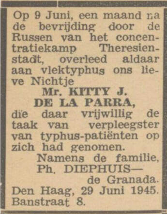 Overlijdensadvertentie
