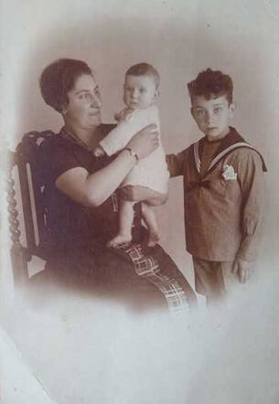 Mette Arons-de Jong met Hennie en Philip