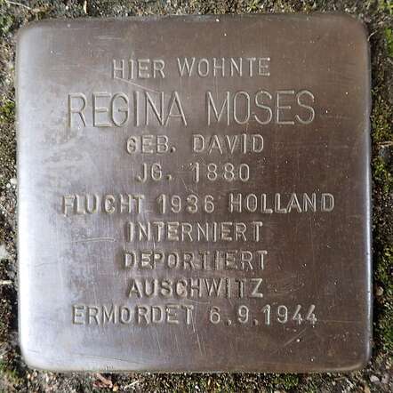Stolperstein Regina Moses