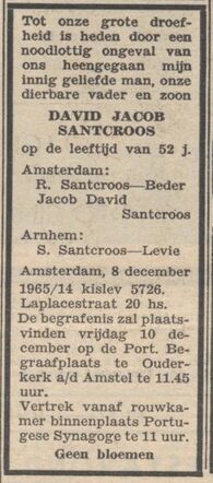 death notice of David Jacob S - husband of R.jpg
