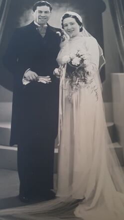 Jansje van Staveren getrouwd met Rehuel/Ruudje Isaac Cohen Lobatto 1942