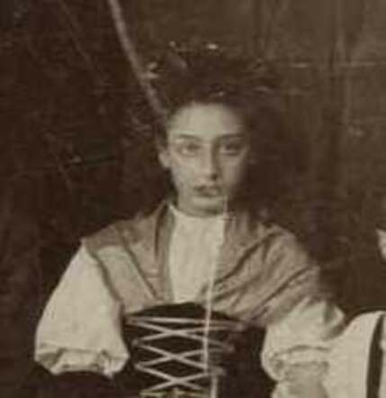 Foto van Saartje Katan uit 1904