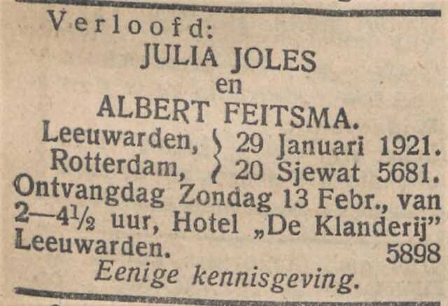 1921 Nieuw Israelietisch weekblad .png