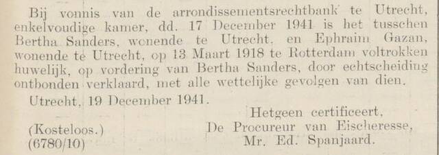 Nederlandse Staatscourant, 24-12-1941.