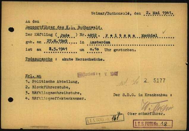 Machiel Feitsma, 27-8-1909, krt 7 Buchenwald.jpg